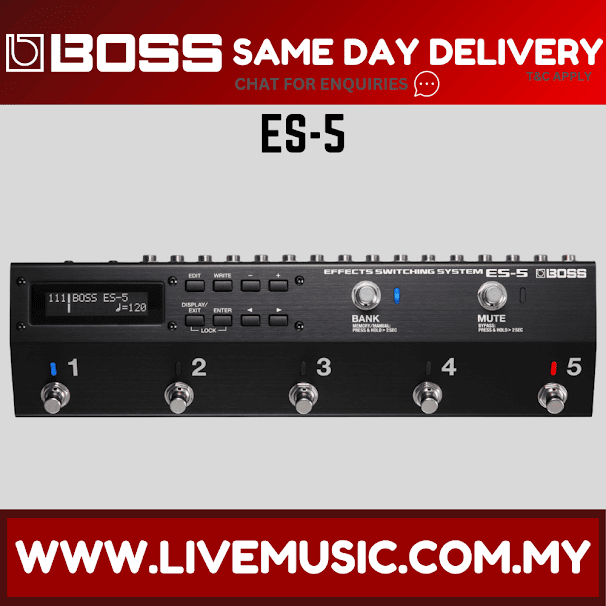 Boss ES-5 Guitar Effects Switching System (ES5)