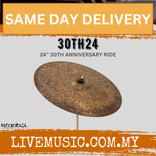 Istanbul Agop 30TH24 24" 30th Anniversary Ride Cymbal (30TH 24/30TH-24)