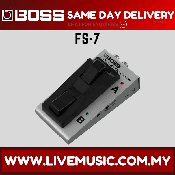 Boss FS-7 - Dual Foot Switch (FS7 FS 7)