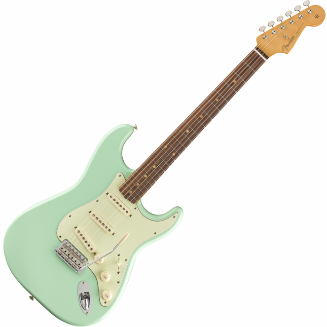 Fender Vintera 60s Stratocaster Electric Guitar, Pau Ferro Fretboard with Bag - Surf Green