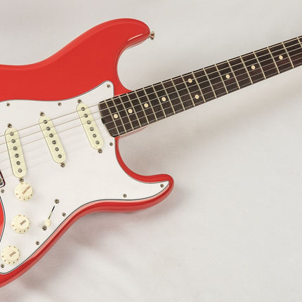 Fender Japan Traditional II 60s Stratocaster Electric Guitar, RW FB, Fiesta Red