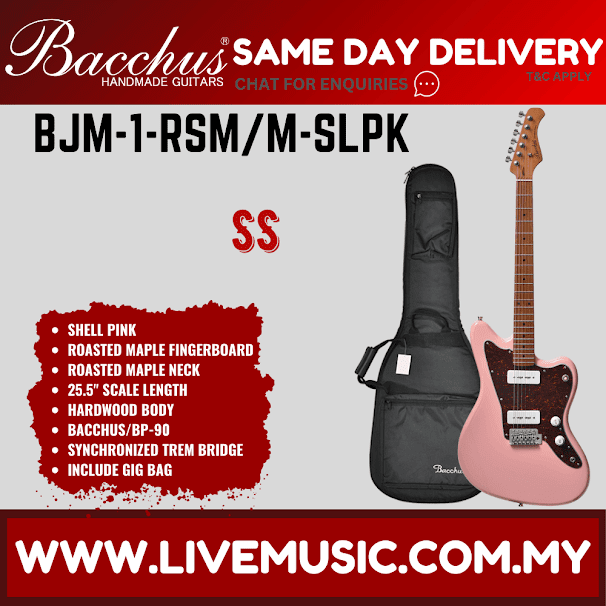 BACCHUS BJM-1-RSM/M UNIVERSE SERIES ROASTED MAPLE ELECTRIC GUITAR - Without Acessories ( BJM1 / BJM1RSMM / BJM1 RSM M )