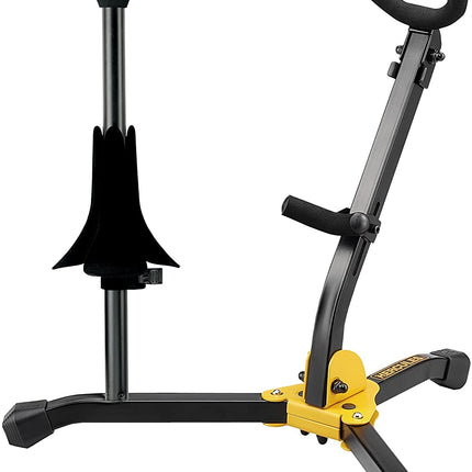 Hercules DS533BB Alto/Tenor Saxophone and Soprano Sax Stand with Bag (DS-533BB/DS533-BB)