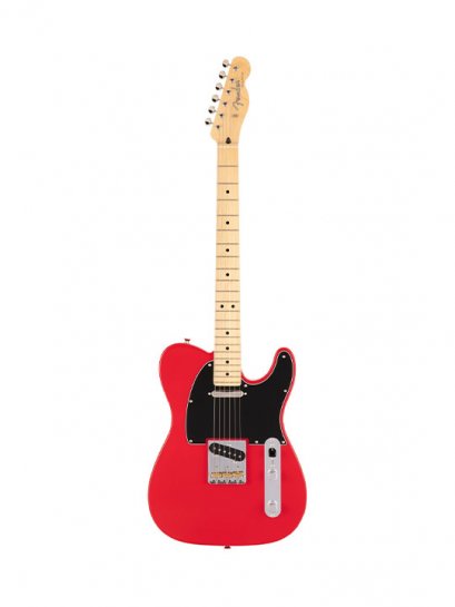 Fender Japan Hybrid II Telecaster Electric Guitar, Maple Fretboard with Gig Bag - Modena Red