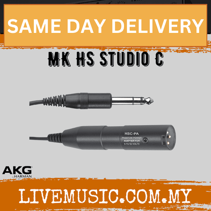 AKG MK HS Studio C Extendable Headset Cable for Studio and Moderators (MKHS STUDIO C)