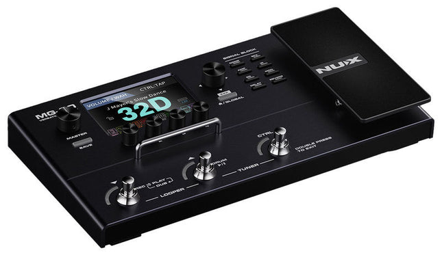 Nux MG-30 Versatile Amp Modeler Multi-Effects Pedal with Impulse Response (MG30/MG 30)