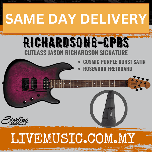 Sterling Richardson 6 Cutlass 6 String El Guitar ( Richardson6-CPBS / Richardson6 )