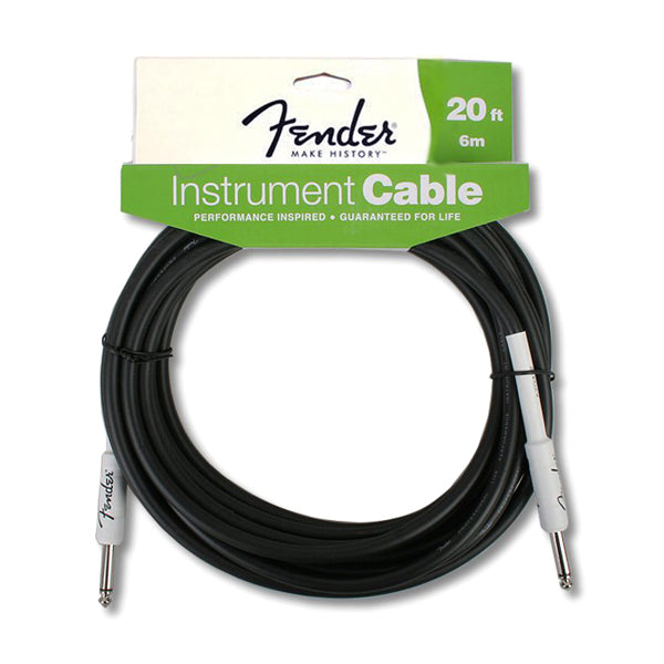 Fender Performance Series 20ft Instrument Cable - Black