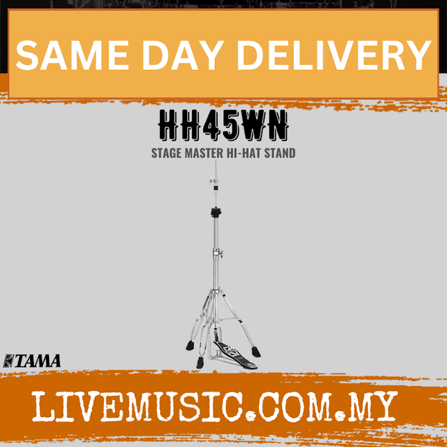 Tama Stage Master hi-hat stand with double braced tripod legs and chain drive