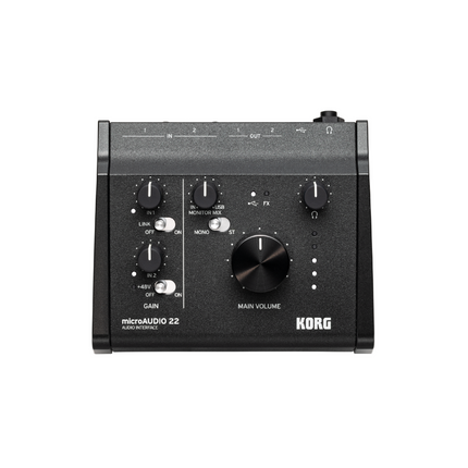 Korg microAUDIO 22 Professional High-Definition Compact Desktop Audio System