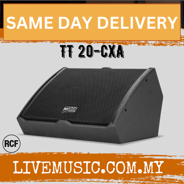 RCF TT 20-CXA Active Two-way High Definition Monitor Speaker ( TT 20 CXA / TT20CXA )