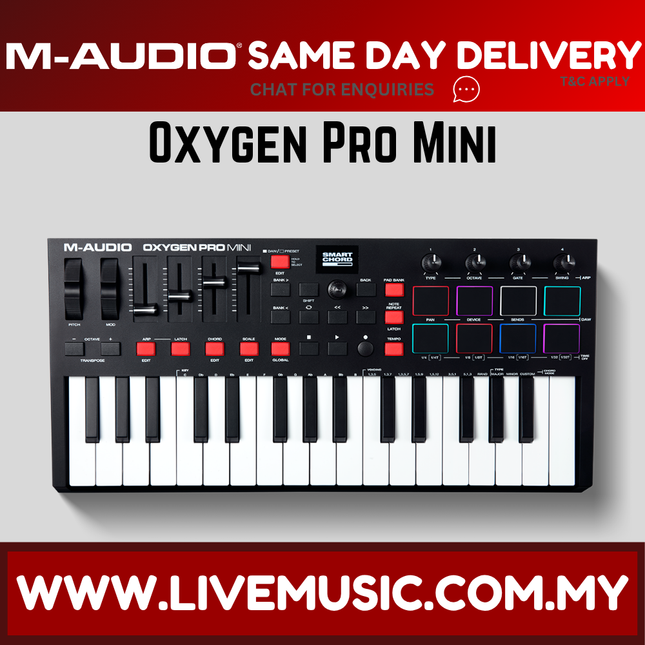 M-Audio Oxygen Pro Mini 32-Mini-Key Keyboard Controller