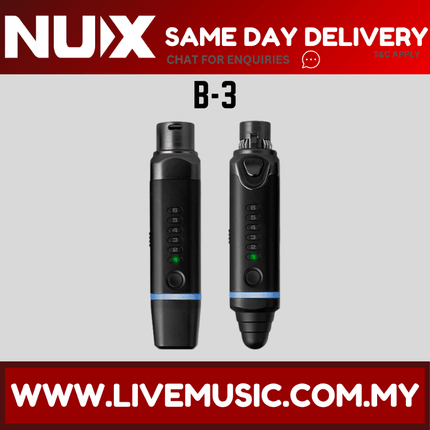 NUX B-3 Wireless Snap-on Microphone System (B3)