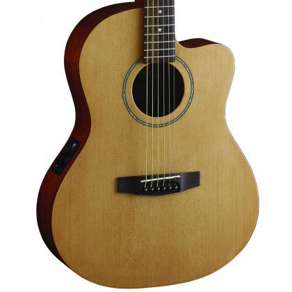 Cort Jade1E - Acoustic Guitar with Gig Bag - Natural Open Pore (Jade 1E/Jade-1E)