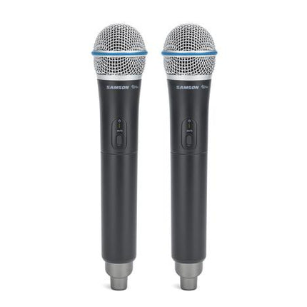 Samson CR288x Handheld Dual Channel Wireless System With Q8x Dynamic Microphone Band H (CR 288X/CR-288X)