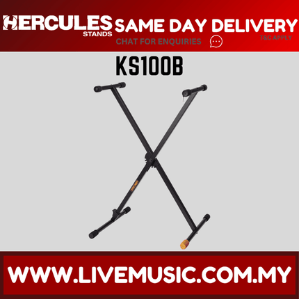 Hercules KS100B EZStep Single X Keyboard Stand ( KS100B )