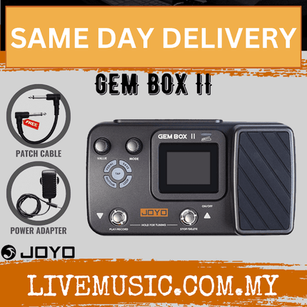 Joyo GEM BOX II Multi Effects Guitar Processor Looper Drum Metronome Tuner ( Gembox 2 )