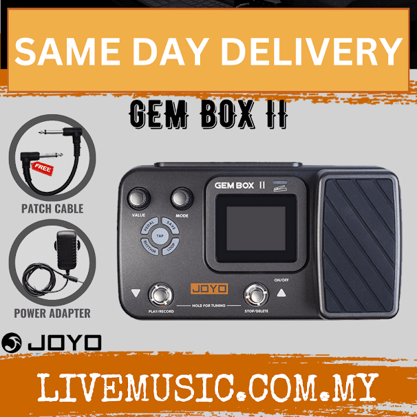 Joyo GEM BOX II Multi Effects Guitar Processor Looper Drum Metronome Tuner ( Gembox 2 )