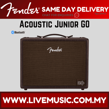 Fender Acoustic Junior Go Guitar Amplifier, 230V UK