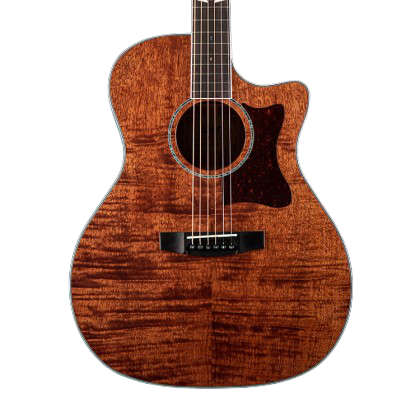 Cort Grand Regal GA5F-FMH Acoustic-Electric Guitar with Bag - Open Pore (GA5F FMH / GA5FFMH)