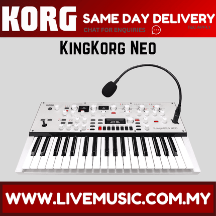 Korg KingKORG Neo 37-key Virtual Analog Synthesizer and Vocoder ( KingKORG-Neo / King KORG Neo )