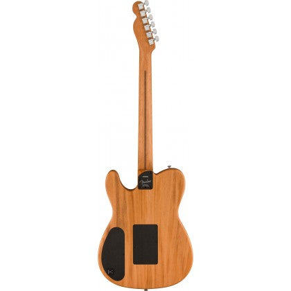 Fender American Acoustasonic Telecaster Acoustic Electric Guitar w/Bag, Ebony FB, Steel Blue