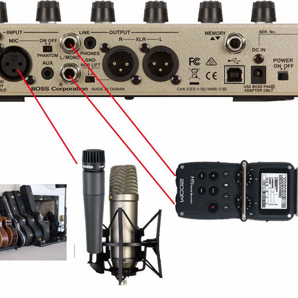 Boss VE-8 Acoustic Singer Guitar/Vocal Processor Stompbox (VE8)