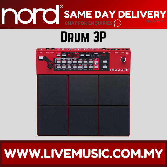 Nord Electro DRUM 3P - Modeling Percussion Synthesizer Multi-pad