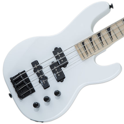 Jackson JS1XM JS Series Concert Bass Minion Guitar, Maple Fretboard - Snow White