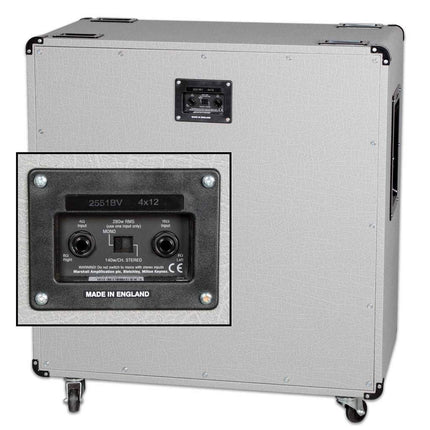 Marshall 2551BV-E Silver Jubilee - 280 Watt, 4x12" Straight Extension Cabinet (2551BV)
