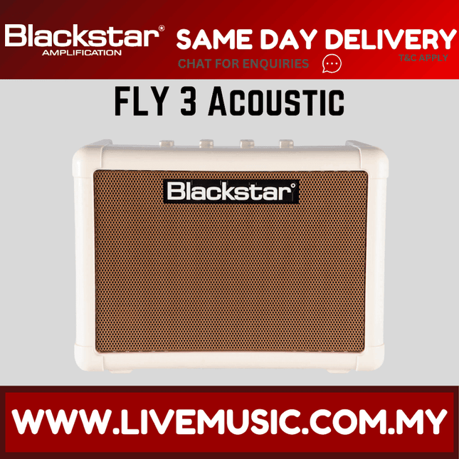 BLACKSTAR FLY 3 Acoustic - 3-watt 1x3" Combo Amp (FLY3/FLY3-AC)