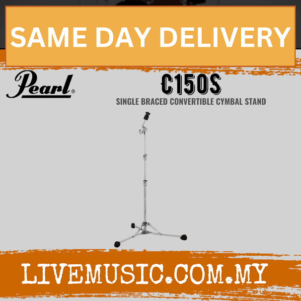 Pearl C150S Convertible Flat-based Cymbal Stand (C-150S C 150S)