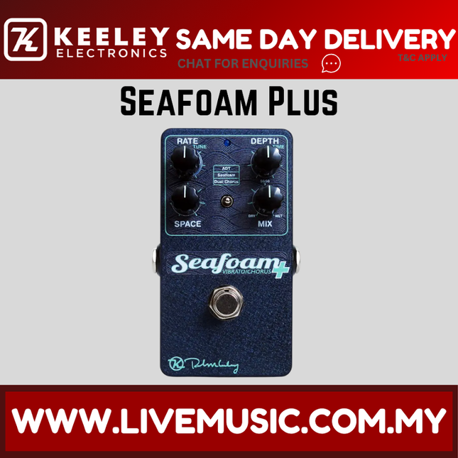 Keeley Seafoam Plus Chorus Guitar Effects Pedal