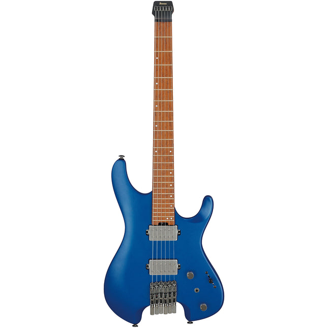 Ibanez Q52-LBM Q Series Headless 6-String Electric Guitar, Roasted Maple Fretboard - Laser Blue Matte ( Q52 / Q52LBM )