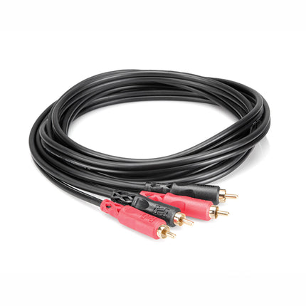 Hosa CRA-203AU RCA to RCA Dual Cable Coated, 3m (CRA203AU/CRA 203AU)