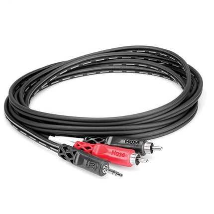 Hosa CMR-210 3.5mm TRS to Dual RCA Stereo Breakout, 10ft (CMR210/CMR 210)
