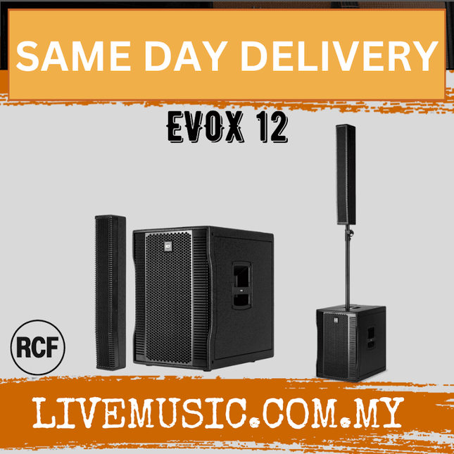 RCF Evox 12 Active Two-Way Array with 15" Subwoofer ( EVOX-12 / EVOX12 )
