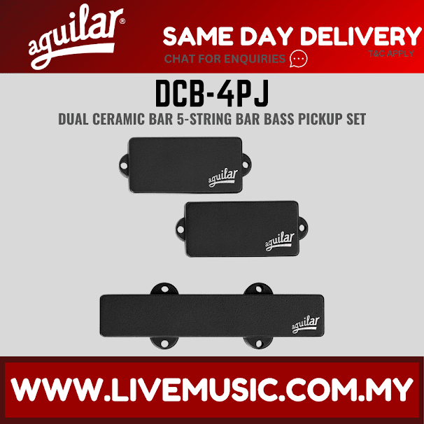 Aguilar DCB-4PJ Dual Ceramic Bar Magnet 4-String PJ-Bass Pickup Set (DCB4PJ DCB 4PJ)