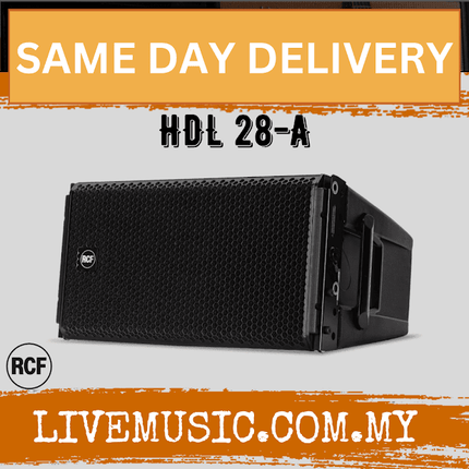 RCF HDL 28-A 2-Way 2200W Active Line Array Speaker ( HDL28A / HDL 28A )