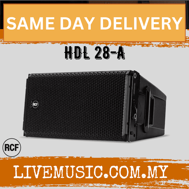 RCF HDL 28-A 2-Way 2200W Active Line Array Speaker ( HDL28A / HDL 28A )
