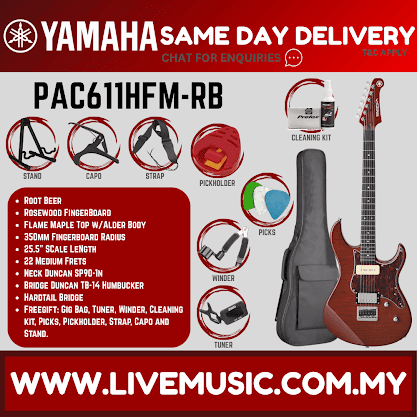Yamaha PAC611HFM Pacifica Electric Guitar -  ( PAC 611HFM / PAC-611HFM )