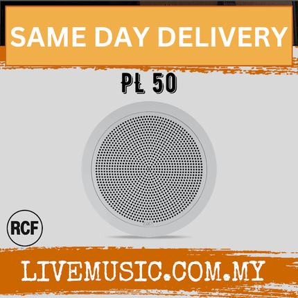 RCF PL 50 Full Range 5" Flush Mount Ceiling Speaker ( PL50 / PL-50 )