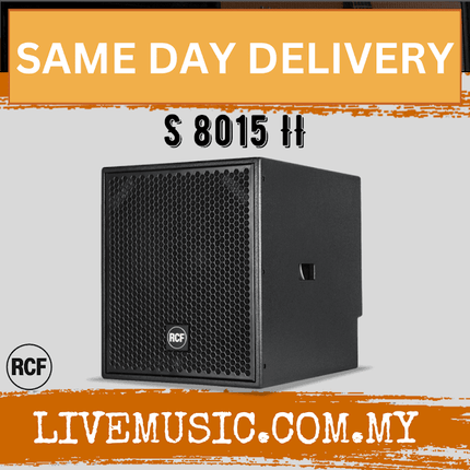 RCF S8015 II High-Efficiency Subwoofer ( S8015II / S-8015 II )