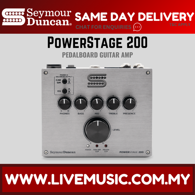 Seymour Duncan PowerStage 200 - 200-watt Guitar Amplifier Pedal