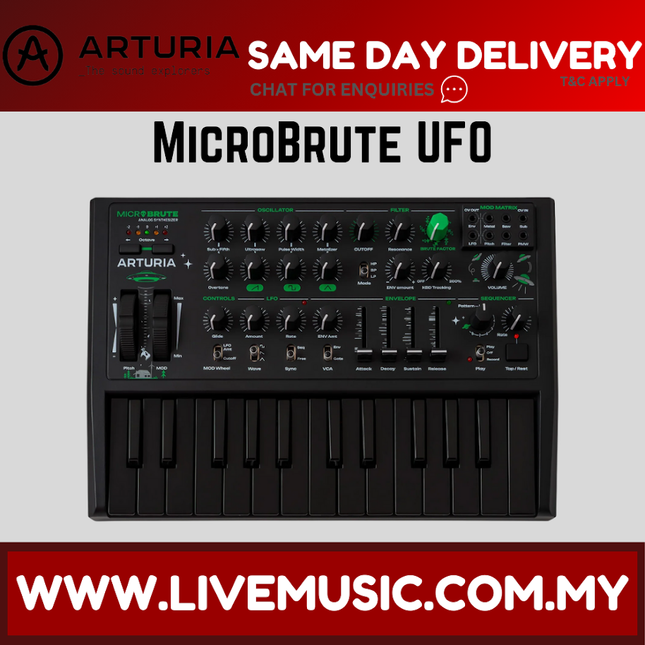 Arturia MicroBrute UFO Analog Synthesizer