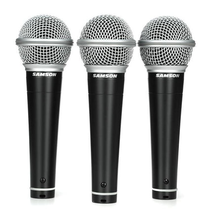 Samson R21 Cardiod Dynamic Microphone, 3 Pack (R-21/R 21)