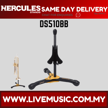 Hercules DS510BB Trumpet/Cornet Stand with Bag (DS510BB)
