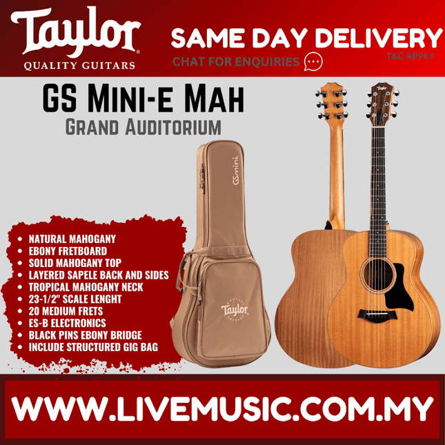 Taylor GS Mini-e Mahogany Acoustic Guitar w/Bag