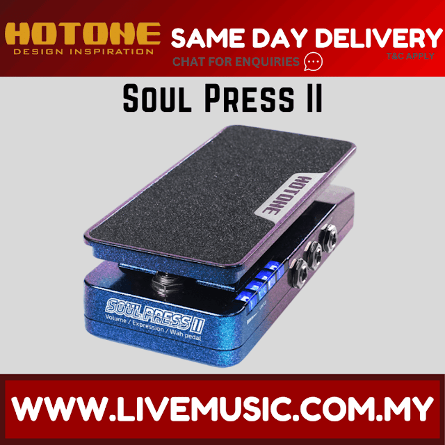 Hotone SP-20 Soul Press II Volume / Expression / Wah Guitar Effects Pedal ( SP20 / SP 20 )