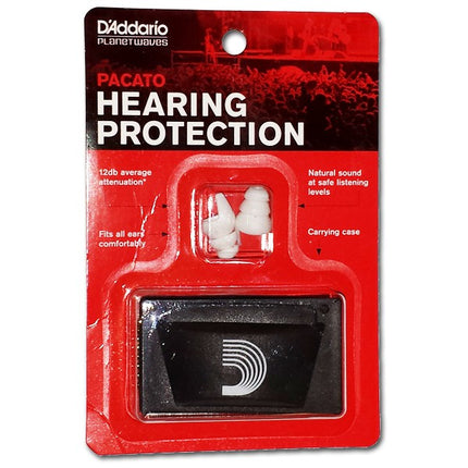 D'Addario Planet Waves PW-PEP1 Pacato Full Frequency Earplugs - Universal Fit (PWPEP1/DAddario)